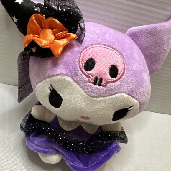 KUROMI Hello Kitty Halloween Plush 2024: Witch Costume 8" NEW - Picture 2 of 6